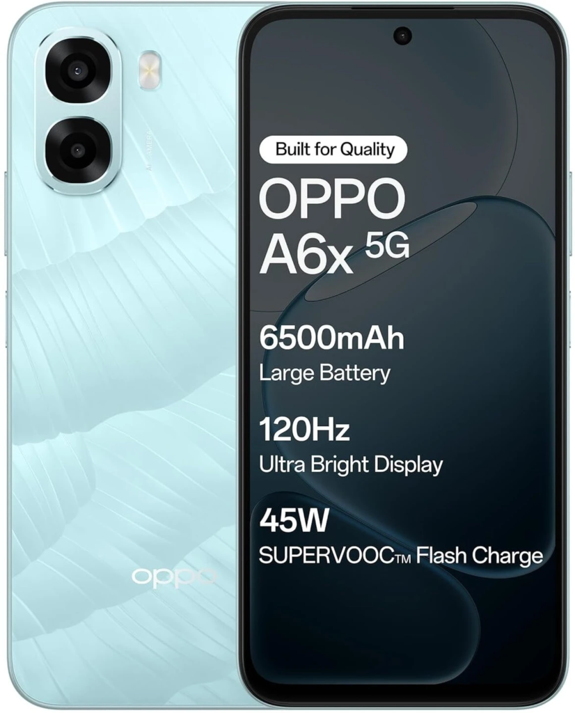 OPPO A6 x 5G (ICE BLUE, 128 GB) (4 GB RAM)-1