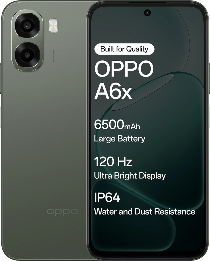 OPPO A6x (Olive Green, 4GB RAM, 64GB Storage)-1