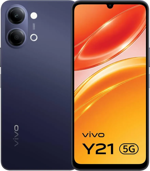vivo Y21 5G (Midnight Blue, 128 GB) (6 GB RAM)