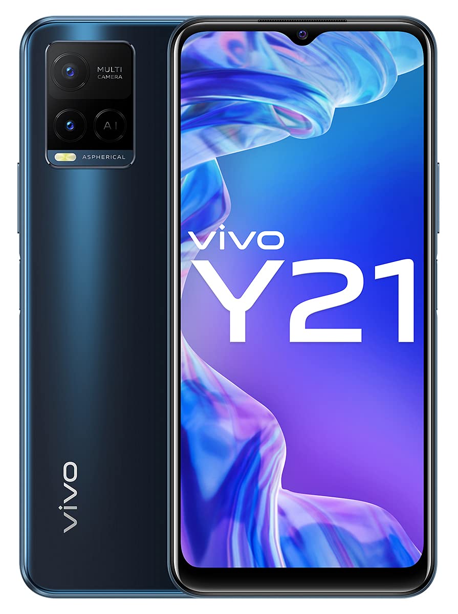vivo Y21 (Midnight Blue, 128 GB) (4 GB RAM)