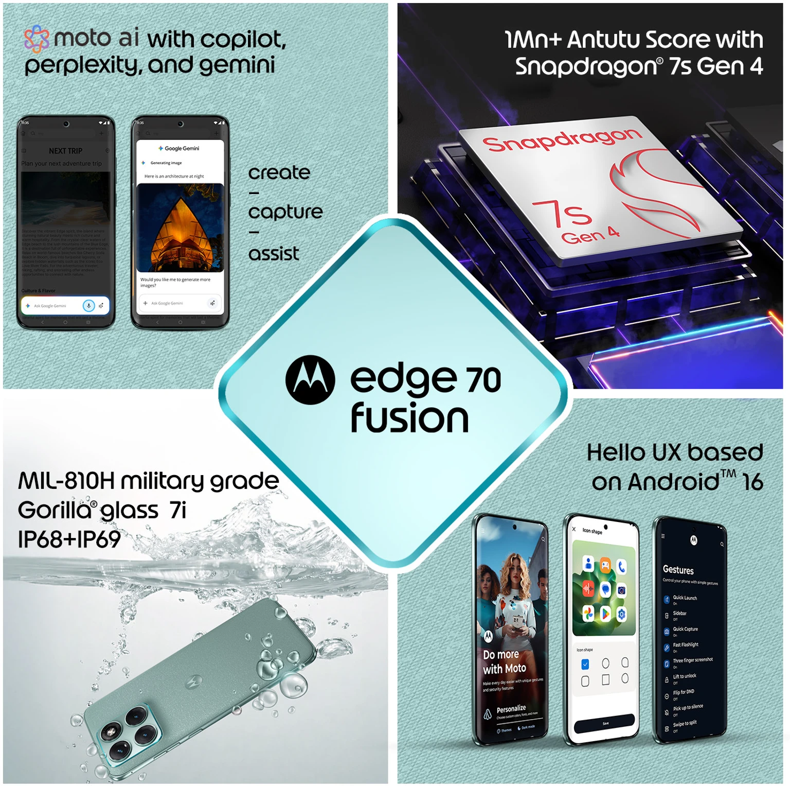 MOTO EDGE 70 FUSION (8+128)